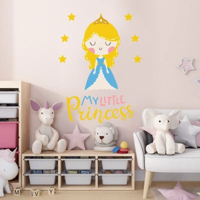 Aufkleber für das Kinderzimmer Meine kleine Prinzessin