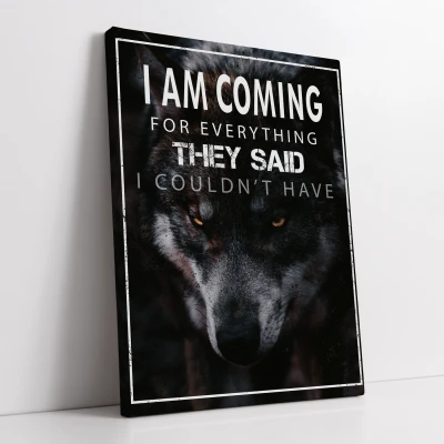 Personalisierte Leinwandbild - Motivation