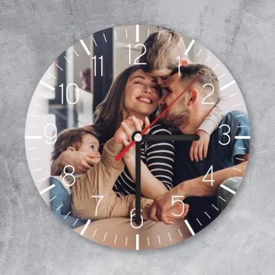 Personalisierte Uhr mit einem Foto