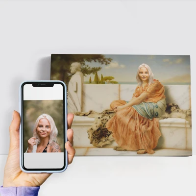 Personalisiertes königliches Gemälde - Herrin