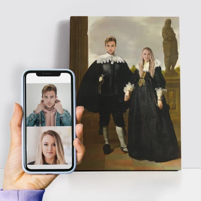 Personalisiertes königliches Gemälde - Edle Dynastie