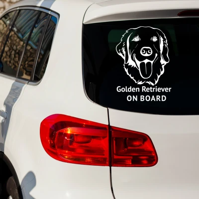 Autoaufkleber - Golden Retriever