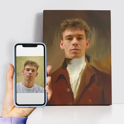 Personalisiertes königliches Gemälde - Ritter des Ordens