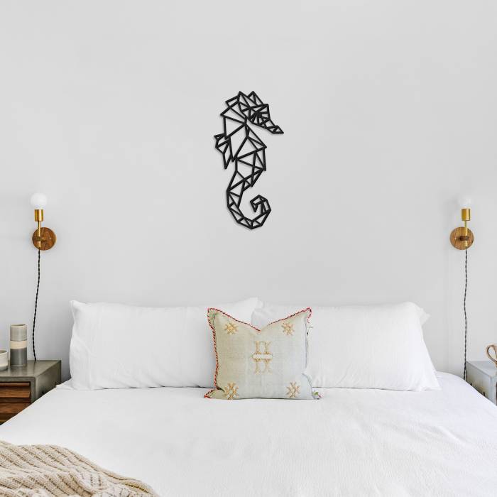 Wanddekoration Seepferdchen