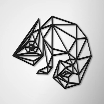 Wanddekoration Chamäleon