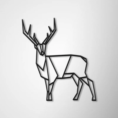 Wanddekoration Hirsch