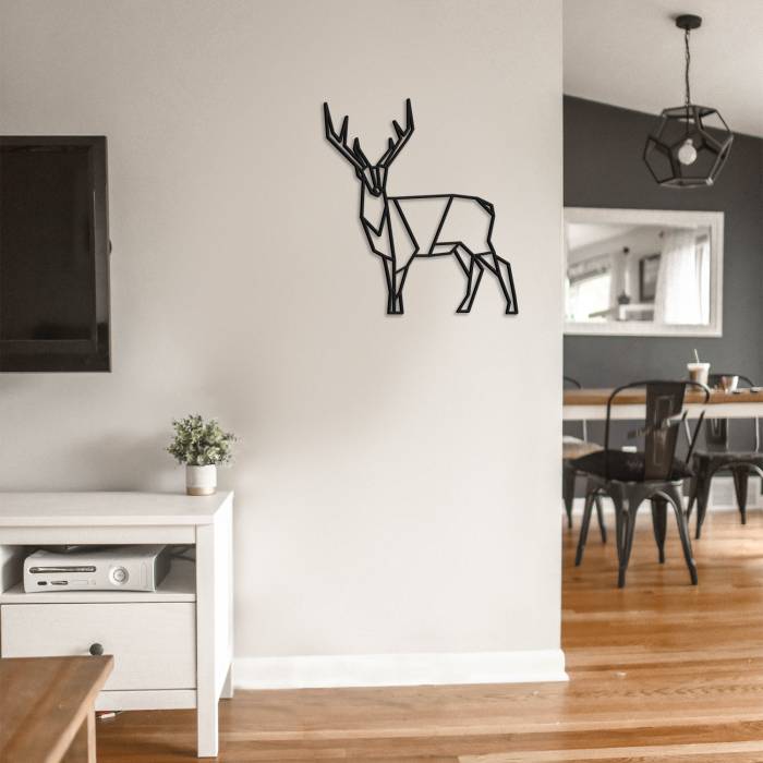 Wanddekoration Hirsch
