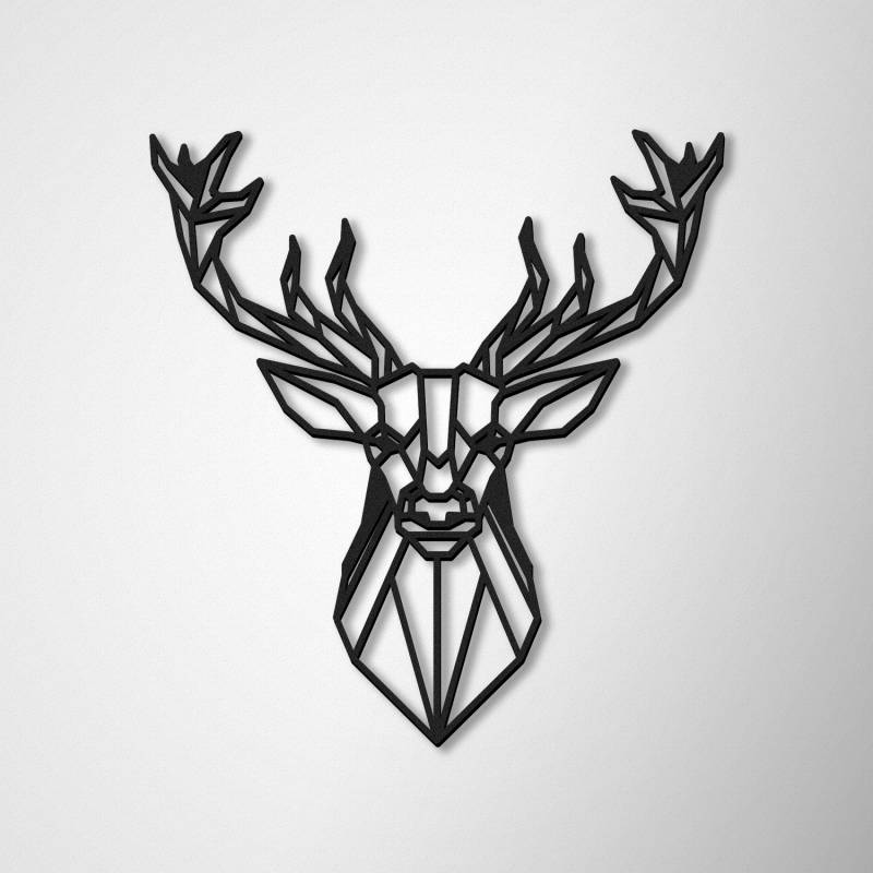 Wanddekoration Hirsch