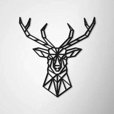 Wanddekoration Hirsch
