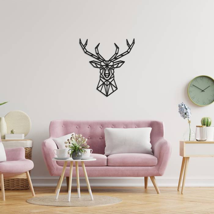 Wanddekoration Hirsch