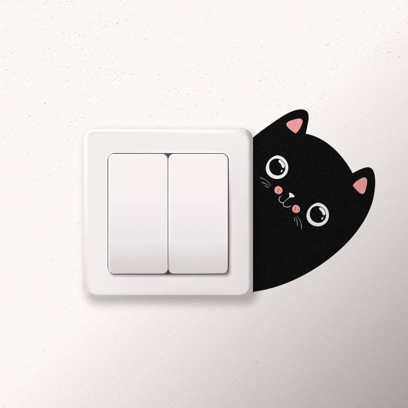 Aufkleber Unterbrecher - Süße Katze