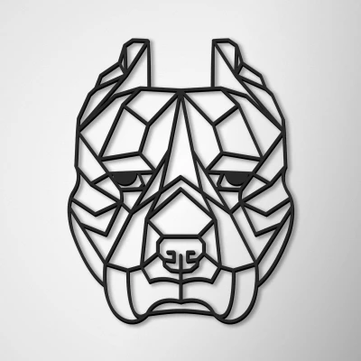 Wanddekoration - Pitbull