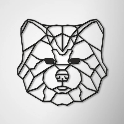 Wanddekoration - Akita Inu