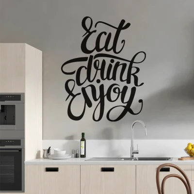 Wandsticker - Eat Drink Enjoy
