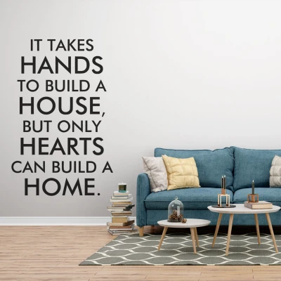 Wandsticker - Build a house