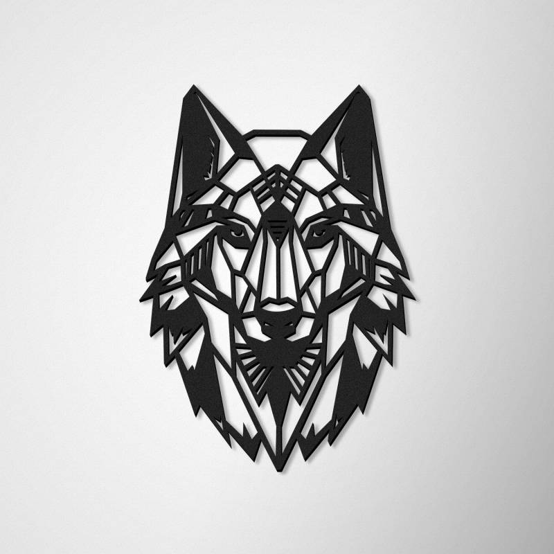 Wanddekoration Wolf