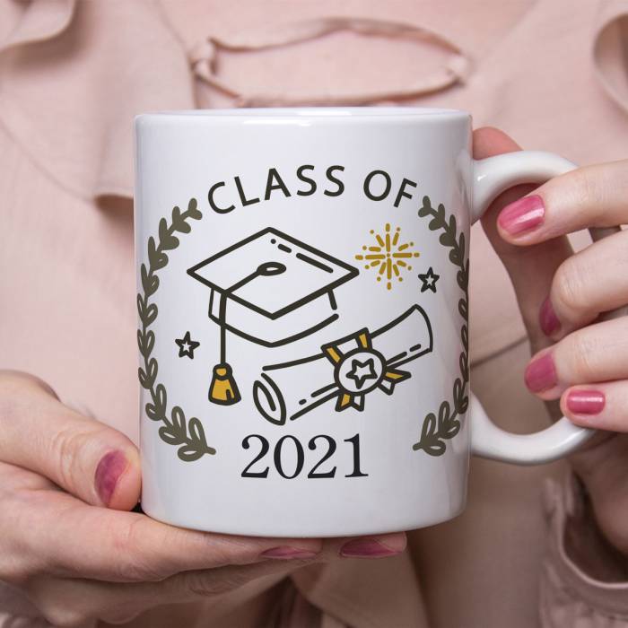 Personalisierte Tasse für Lehrer zum Abschluss