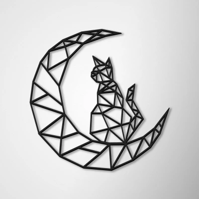 Wanddekoration Katze