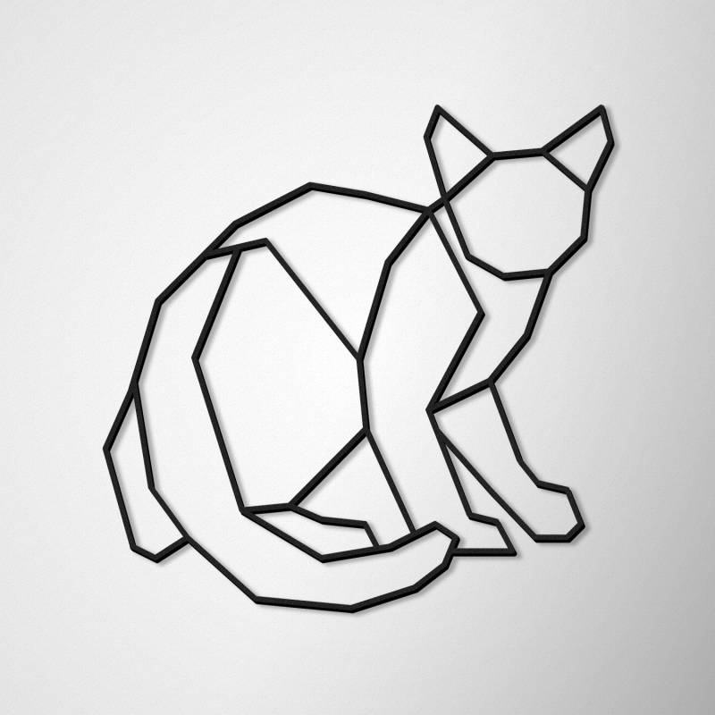 Wanddekoration Katze