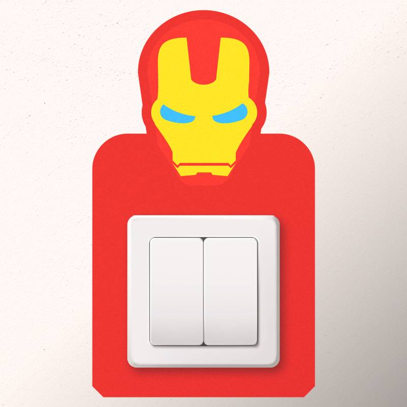 Aufkleber Unterbrecher IRON MAN