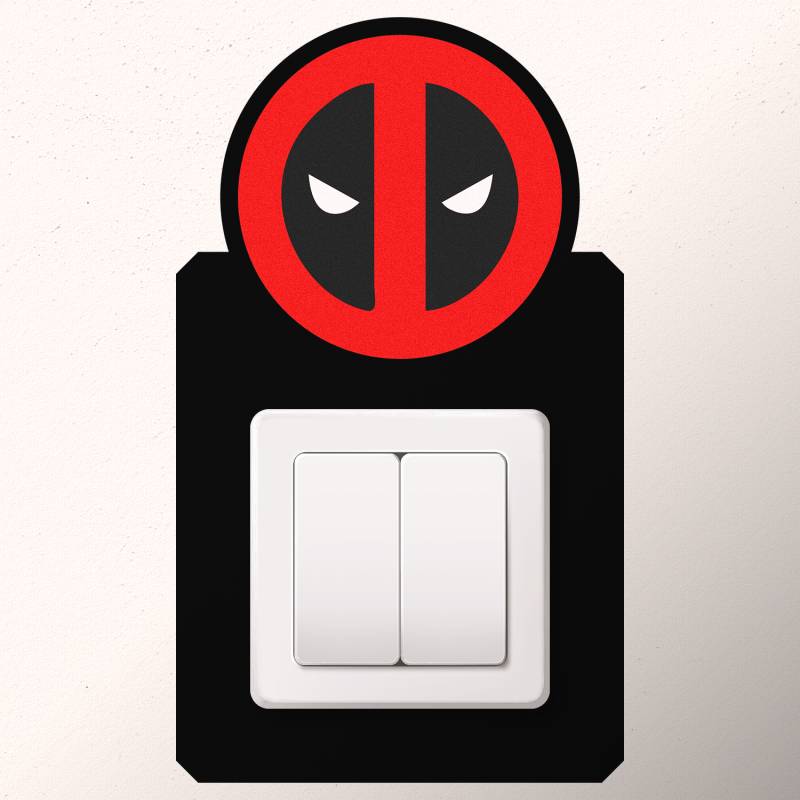 Aufkleber Unterbrecher - Deadpool