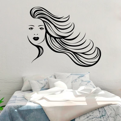 Wandaufkleber Silhouette - Frau