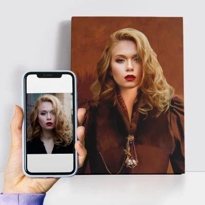 Personalisiertes königliches Gemälde - Regentin