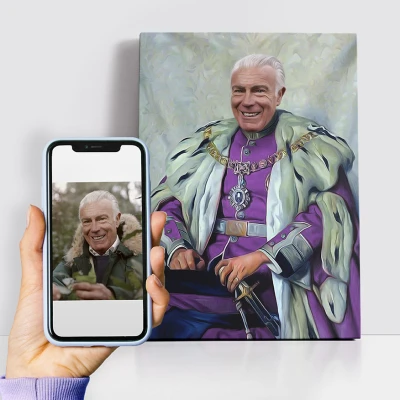 Personalisiertes königliches Gemälde - Edler
