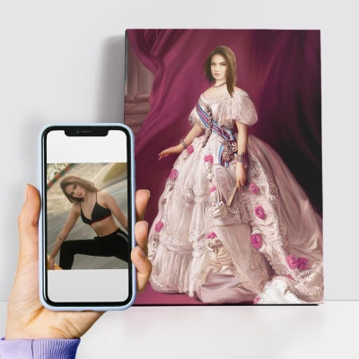 Personalisiertes königliches Gemälde - Zarin