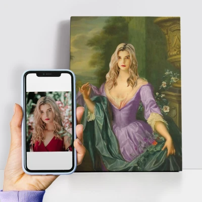 Personalisiertes königliches Gemälde - Komtess