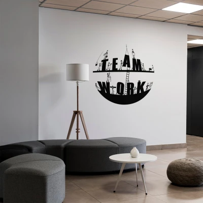Wandsticker für das Büro - Teamwork