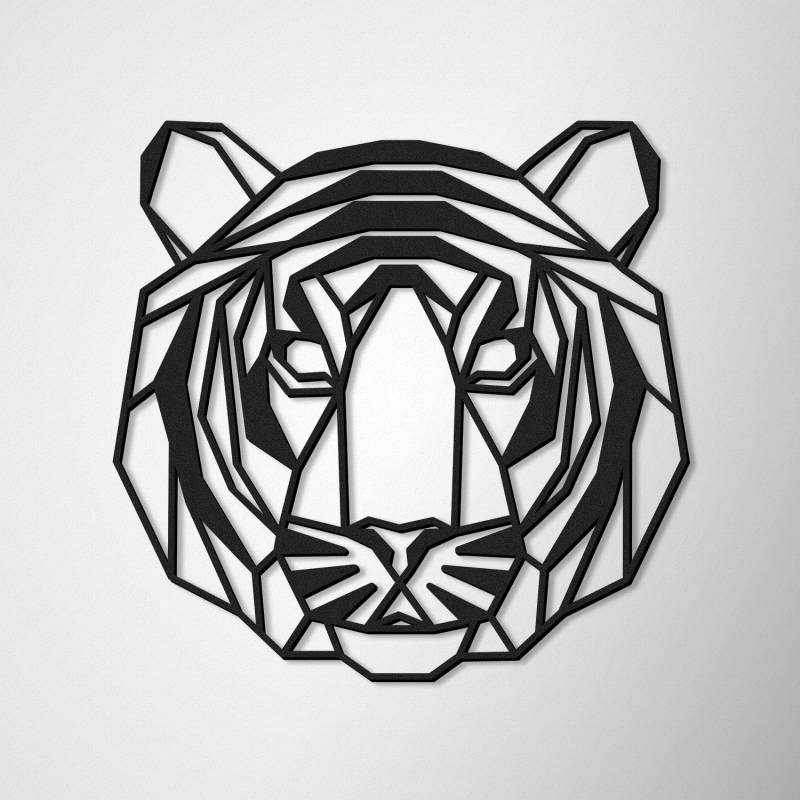 Wanddekoration Tiger