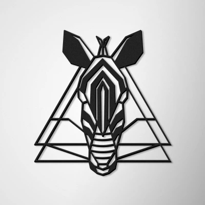 Wanddekoration Zebra