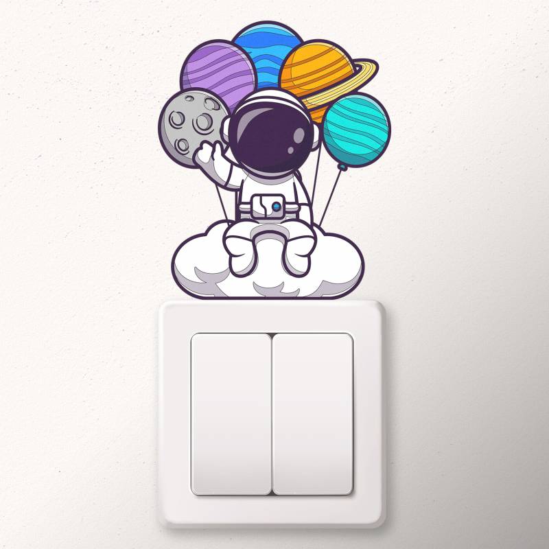 Aufkleber Unterbrecher - Astronaut