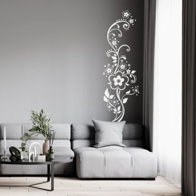 Florale Wandaufkleber