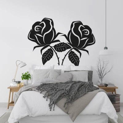 Wandaufkleber Rosen