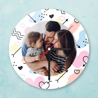 Personalisierte dekorative Uhr