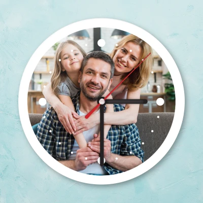 Personalisierte Wanduhr