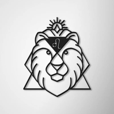 Wanddekorationen-Löwe