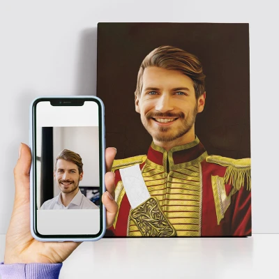 Personalisiertes königliches Gemälde - Prinz