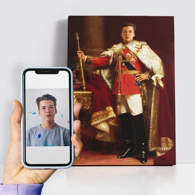 Personalisiertes königliches Gemälde - Graf