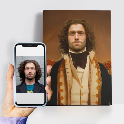 Personalisiertes königliches Gemälde - Marquis