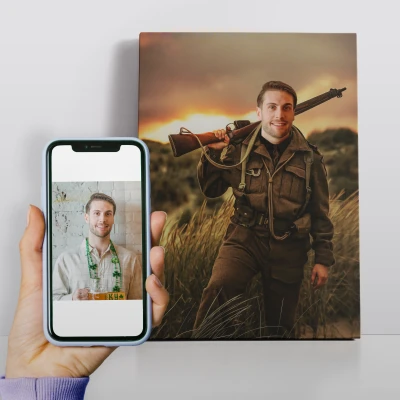 Personalisiertes königliches Gemälde - Kaiser