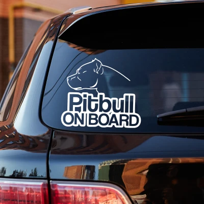 Autoaufkleber - Pitbull on board