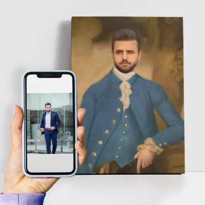 Personalisiertes königliches Gemälde - Edelmann