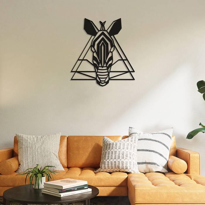 Wanddekoration Zebra